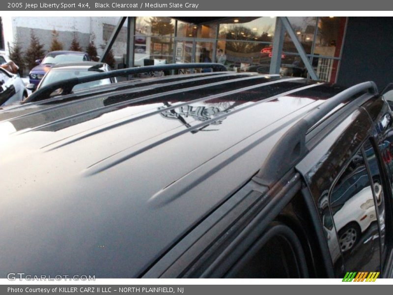 Black Clearcoat / Medium Slate Gray 2005 Jeep Liberty Sport 4x4