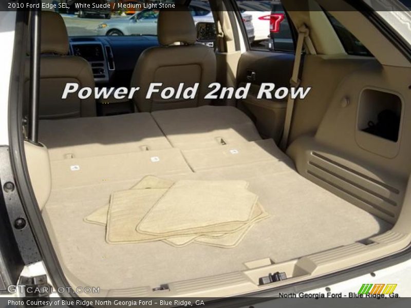 White Suede / Medium Light Stone 2010 Ford Edge SEL