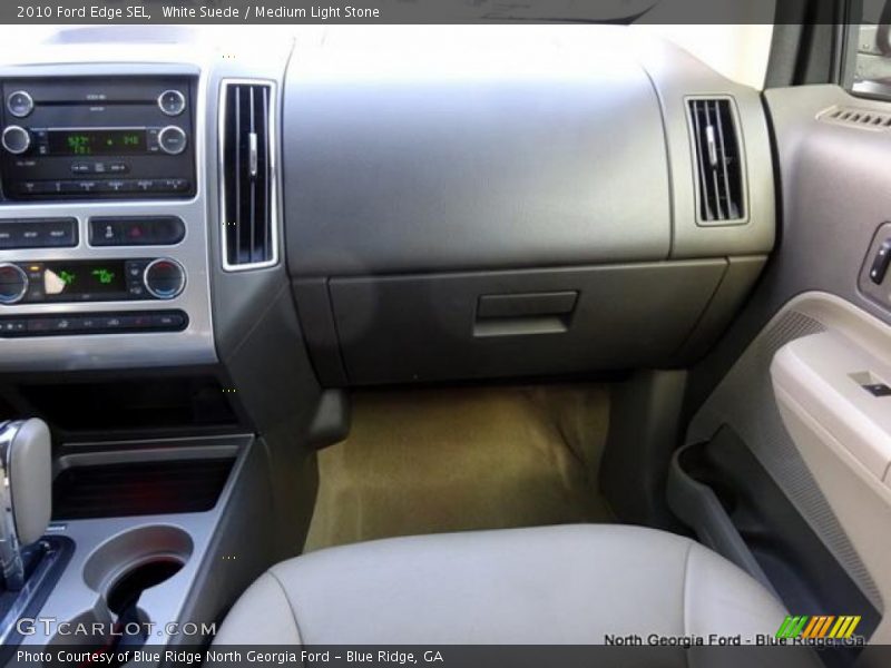 White Suede / Medium Light Stone 2010 Ford Edge SEL