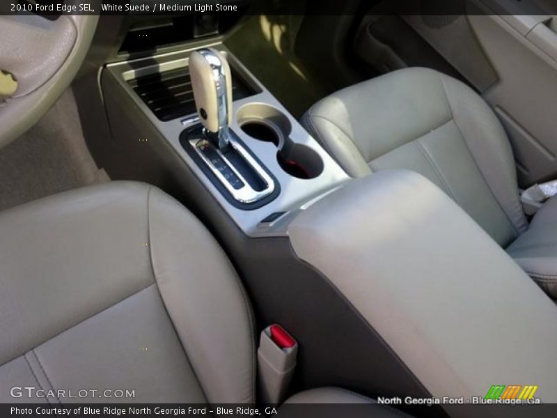 White Suede / Medium Light Stone 2010 Ford Edge SEL