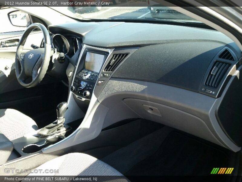 Harbor Gray Metallic / Gray 2012 Hyundai Sonata SE 2.0T