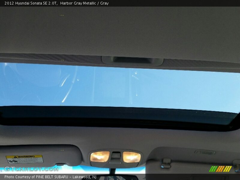 Harbor Gray Metallic / Gray 2012 Hyundai Sonata SE 2.0T