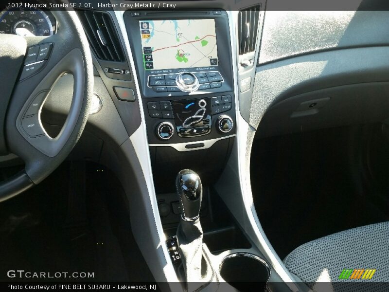 Harbor Gray Metallic / Gray 2012 Hyundai Sonata SE 2.0T