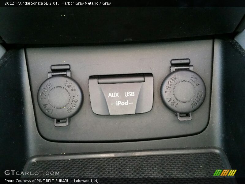Harbor Gray Metallic / Gray 2012 Hyundai Sonata SE 2.0T
