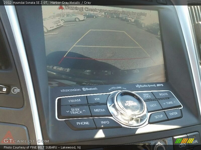 Harbor Gray Metallic / Gray 2012 Hyundai Sonata SE 2.0T
