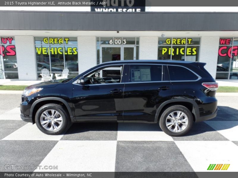 Attitude Black Metallic / Ash 2015 Toyota Highlander XLE