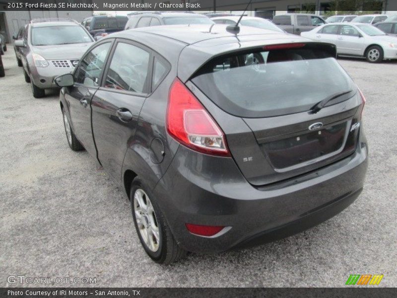 Magnetic Metallic / Charcoal Black 2015 Ford Fiesta SE Hatchback