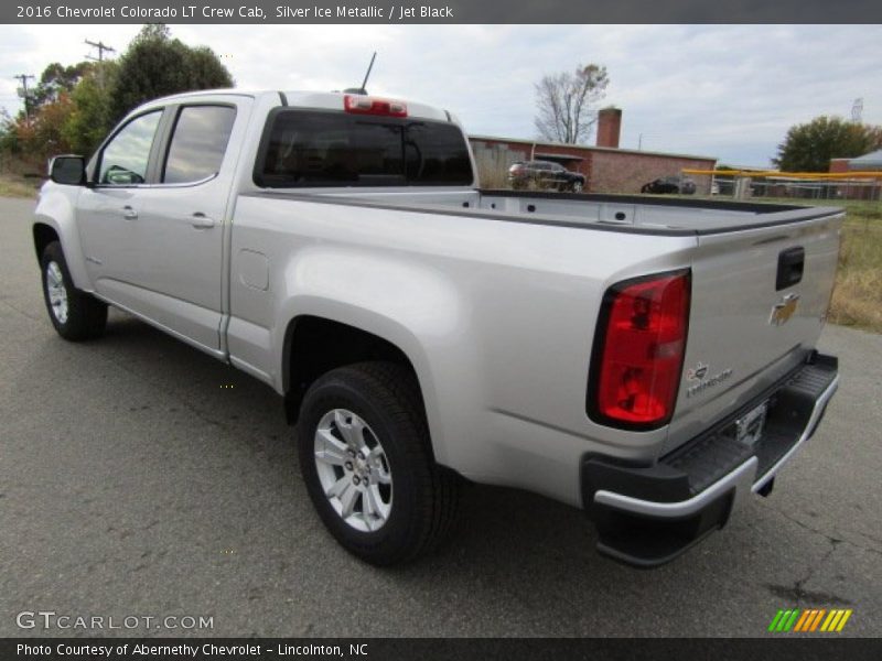 Silver Ice Metallic / Jet Black 2016 Chevrolet Colorado LT Crew Cab