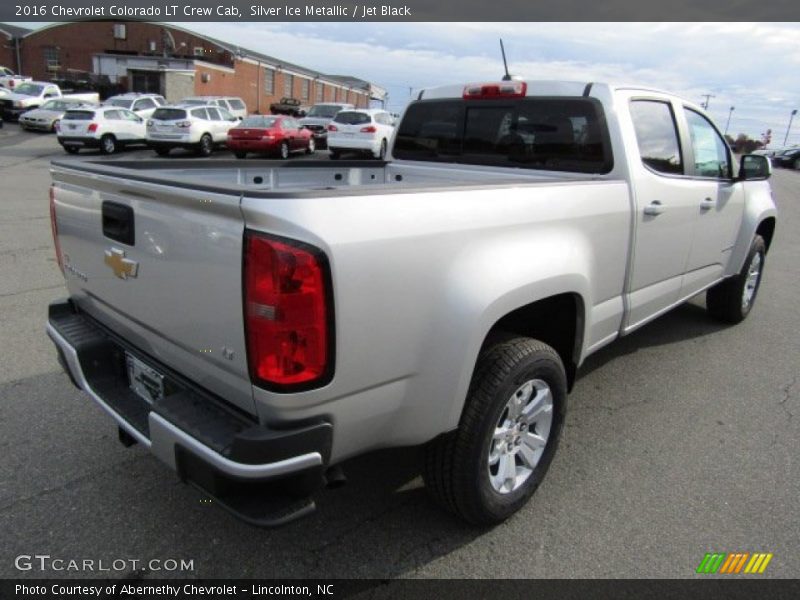Silver Ice Metallic / Jet Black 2016 Chevrolet Colorado LT Crew Cab