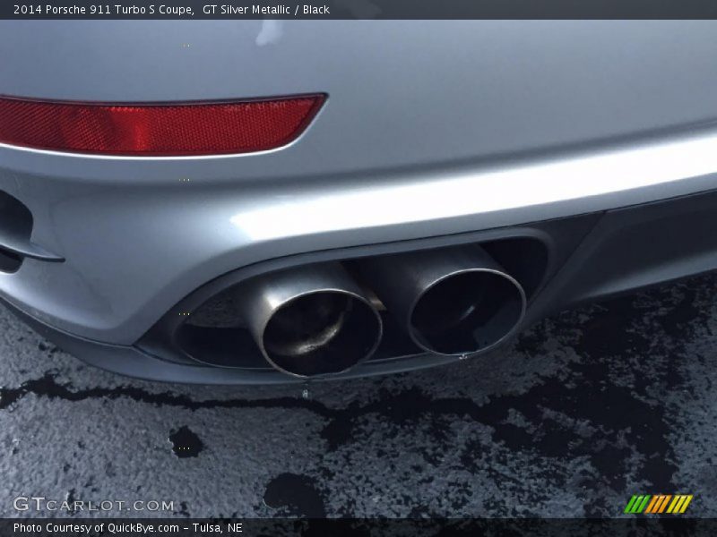 GT Silver Metallic / Black 2014 Porsche 911 Turbo S Coupe