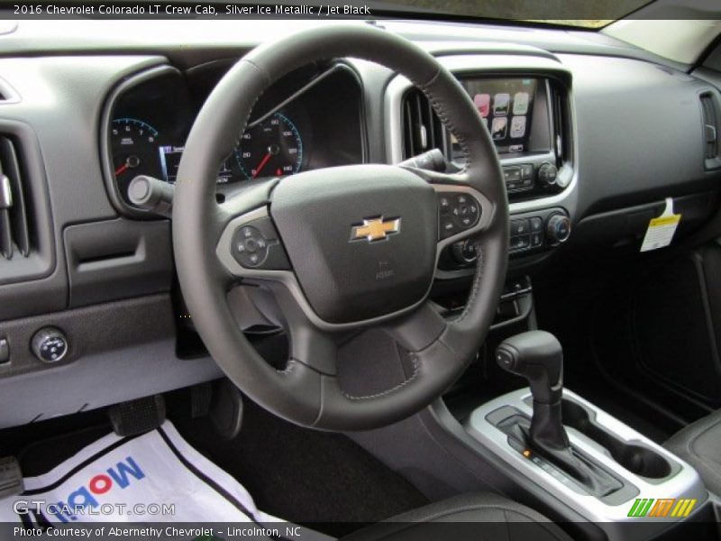 Silver Ice Metallic / Jet Black 2016 Chevrolet Colorado LT Crew Cab