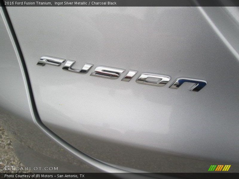 Ingot Silver Metallic / Charcoal Black 2016 Ford Fusion Titanium