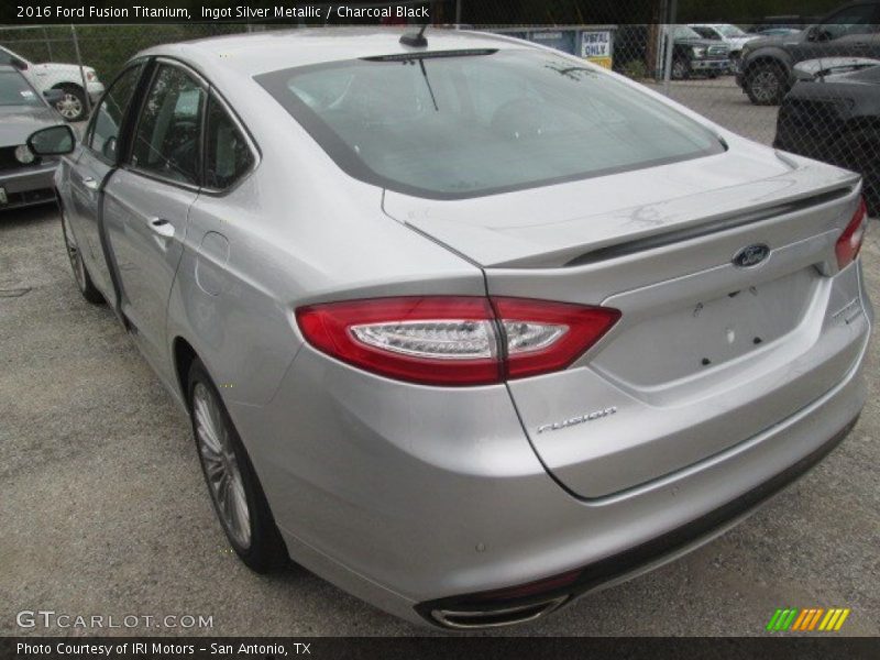 Ingot Silver Metallic / Charcoal Black 2016 Ford Fusion Titanium