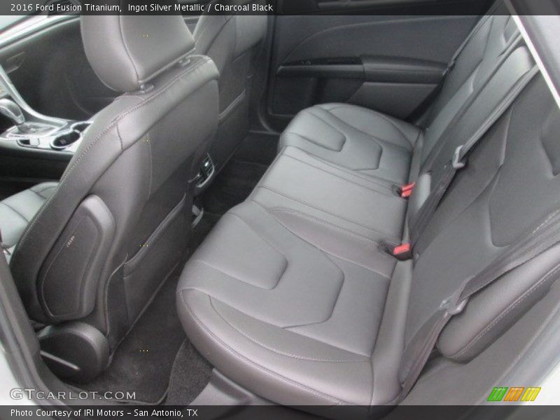 Ingot Silver Metallic / Charcoal Black 2016 Ford Fusion Titanium