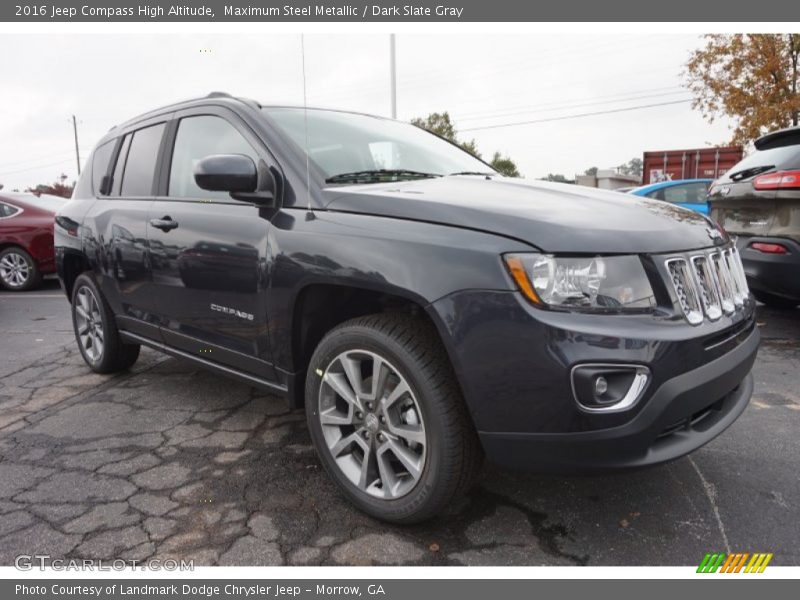 Maximum Steel Metallic / Dark Slate Gray 2016 Jeep Compass High Altitude