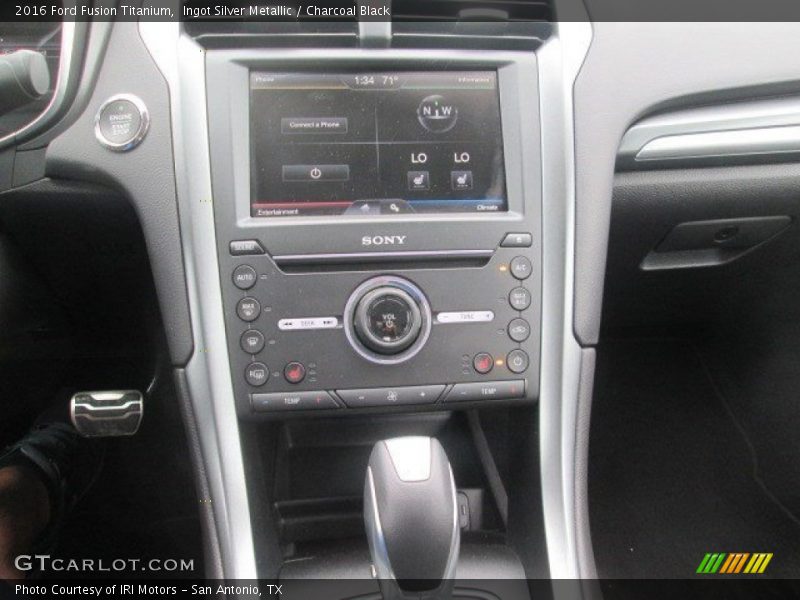 Ingot Silver Metallic / Charcoal Black 2016 Ford Fusion Titanium