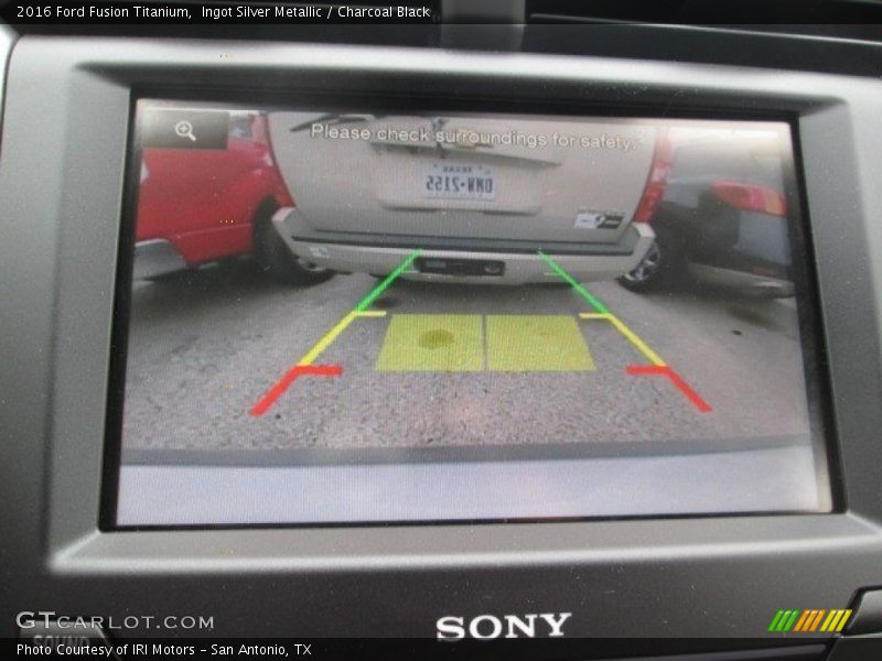 Ingot Silver Metallic / Charcoal Black 2016 Ford Fusion Titanium