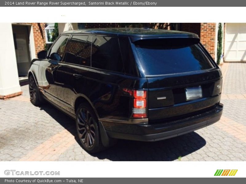 Santorini Black Metallic / Ebony/Ebony 2014 Land Rover Range Rover Supercharged