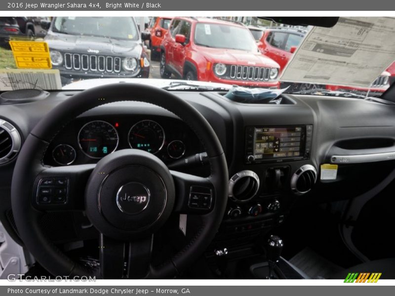Bright White / Black 2016 Jeep Wrangler Sahara 4x4