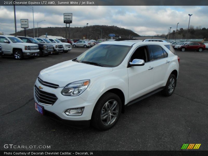 Summit White / Jet Black 2016 Chevrolet Equinox LTZ AWD