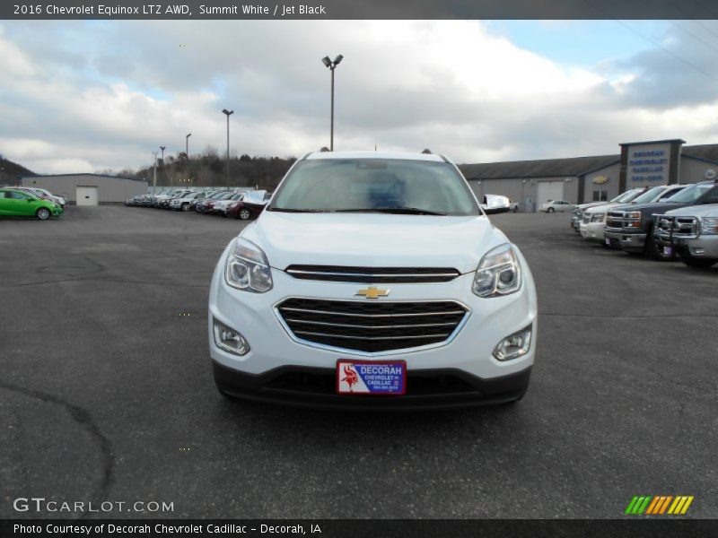 Summit White / Jet Black 2016 Chevrolet Equinox LTZ AWD