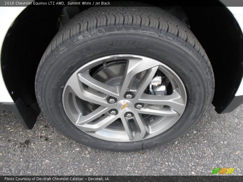 Summit White / Jet Black 2016 Chevrolet Equinox LTZ AWD