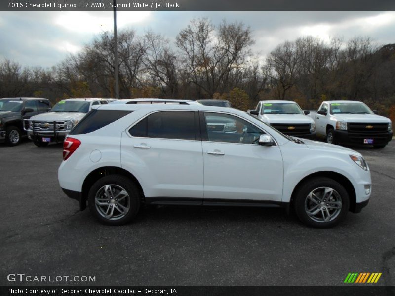 Summit White / Jet Black 2016 Chevrolet Equinox LTZ AWD