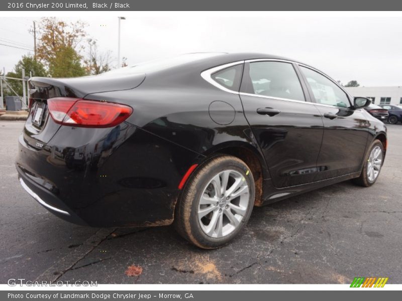 Black / Black 2016 Chrysler 200 Limited