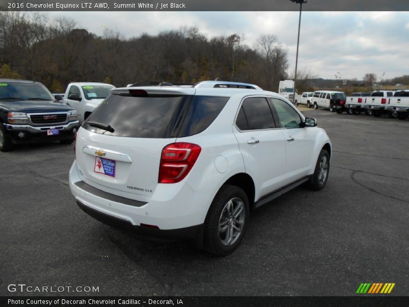 Summit White / Jet Black 2016 Chevrolet Equinox LTZ AWD