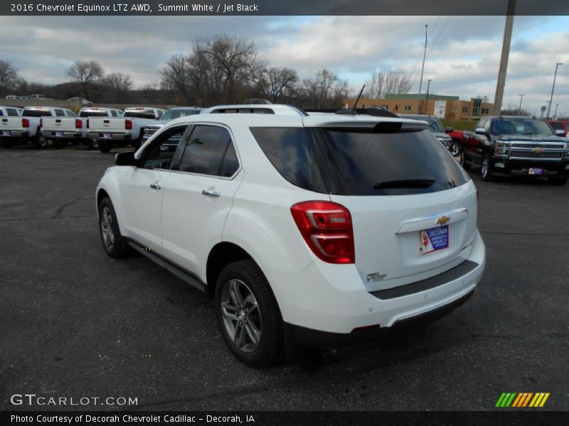 Summit White / Jet Black 2016 Chevrolet Equinox LTZ AWD