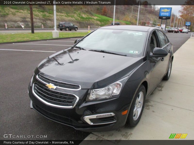 Black Granite Metallic / Medium Titanium 2016 Chevrolet Cruze Limited LT