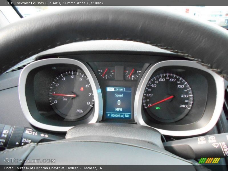 Summit White / Jet Black 2016 Chevrolet Equinox LTZ AWD