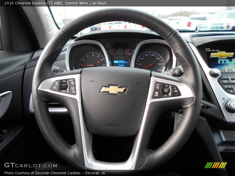Summit White / Jet Black 2016 Chevrolet Equinox LTZ AWD
