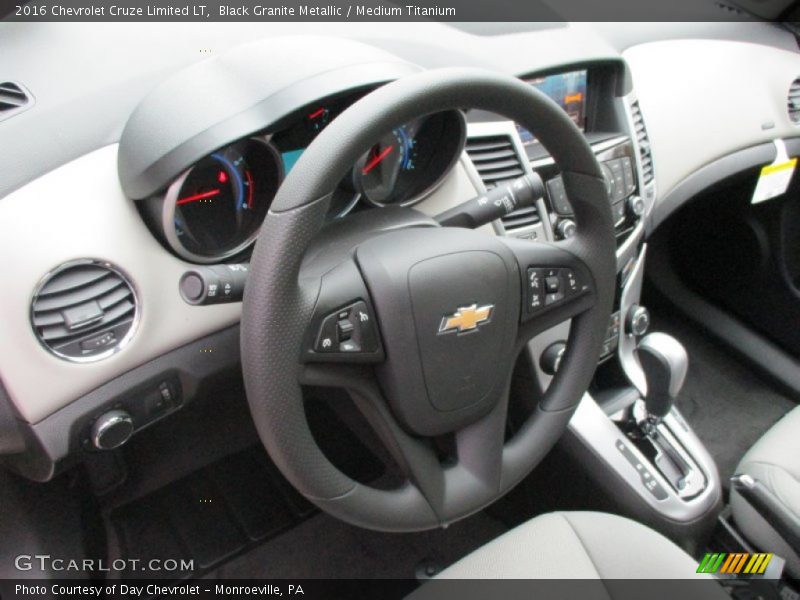 Black Granite Metallic / Medium Titanium 2016 Chevrolet Cruze Limited LT