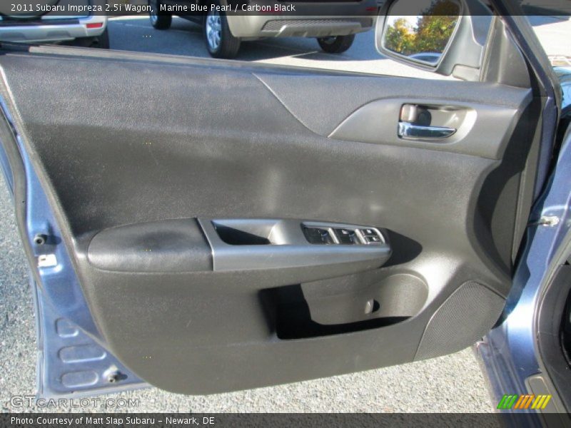 Marine Blue Pearl / Carbon Black 2011 Subaru Impreza 2.5i Wagon