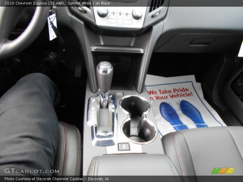 Summit White / Jet Black 2016 Chevrolet Equinox LTZ AWD
