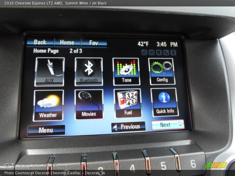 Summit White / Jet Black 2016 Chevrolet Equinox LTZ AWD