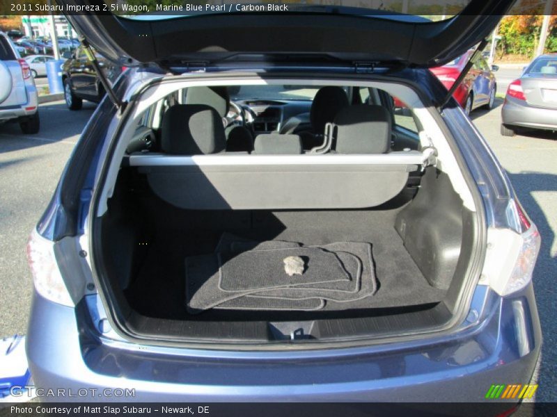 Marine Blue Pearl / Carbon Black 2011 Subaru Impreza 2.5i Wagon