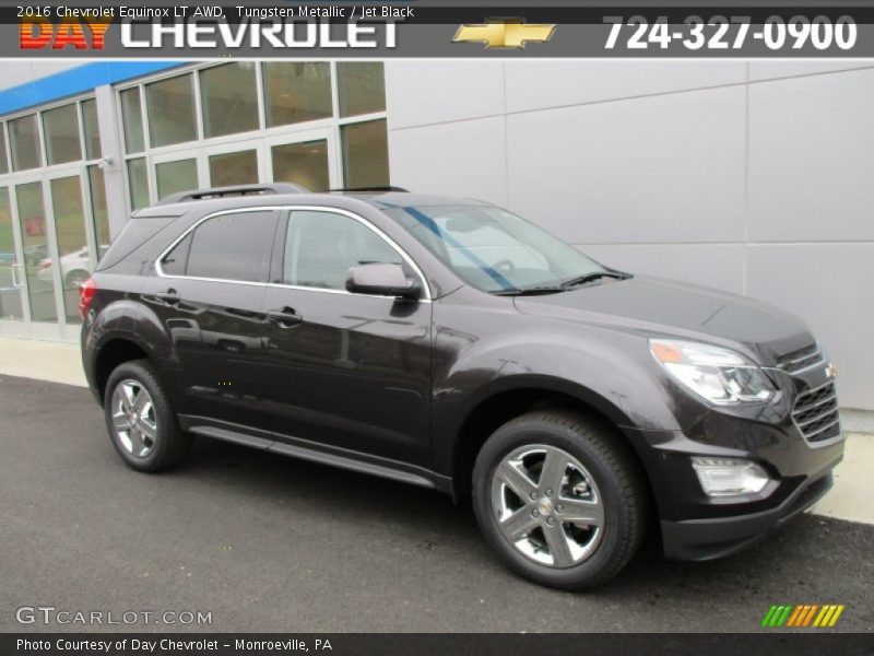 Tungsten Metallic / Jet Black 2016 Chevrolet Equinox LT AWD