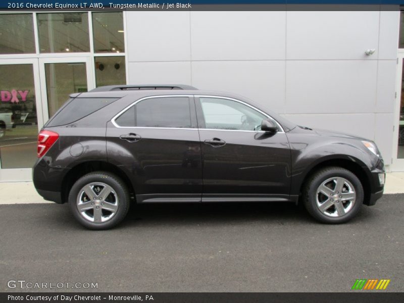 Tungsten Metallic / Jet Black 2016 Chevrolet Equinox LT AWD