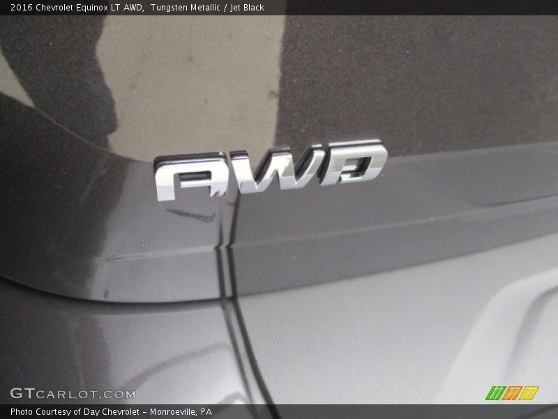 Tungsten Metallic / Jet Black 2016 Chevrolet Equinox LT AWD