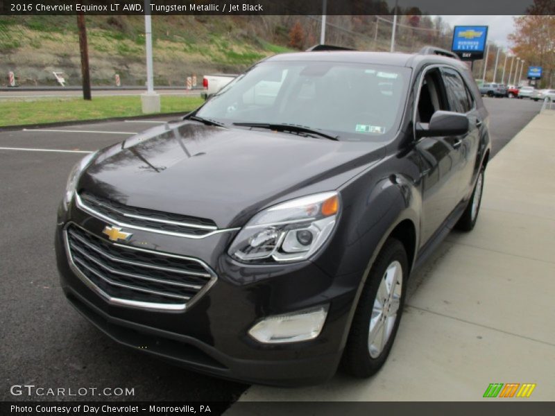 Tungsten Metallic / Jet Black 2016 Chevrolet Equinox LT AWD