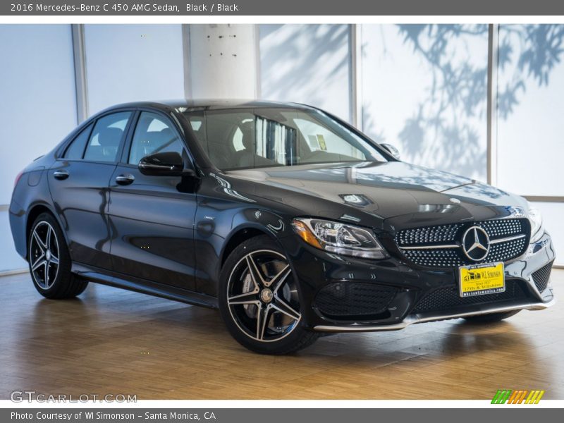 Black / Black 2016 Mercedes-Benz C 450 AMG Sedan