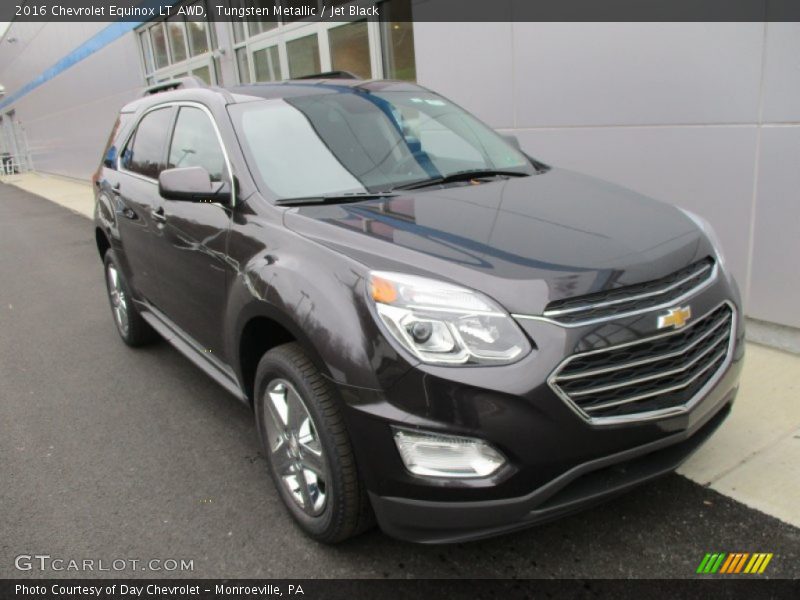Tungsten Metallic / Jet Black 2016 Chevrolet Equinox LT AWD