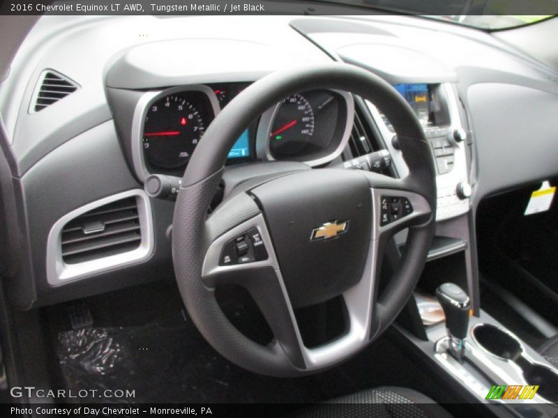 Tungsten Metallic / Jet Black 2016 Chevrolet Equinox LT AWD