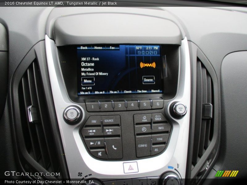 Tungsten Metallic / Jet Black 2016 Chevrolet Equinox LT AWD