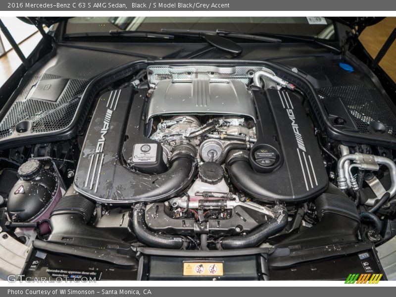  2016 C 63 S AMG Sedan Engine - 4.0 Liter AMG DI biturbo DOHC 32-Valve VVT V8