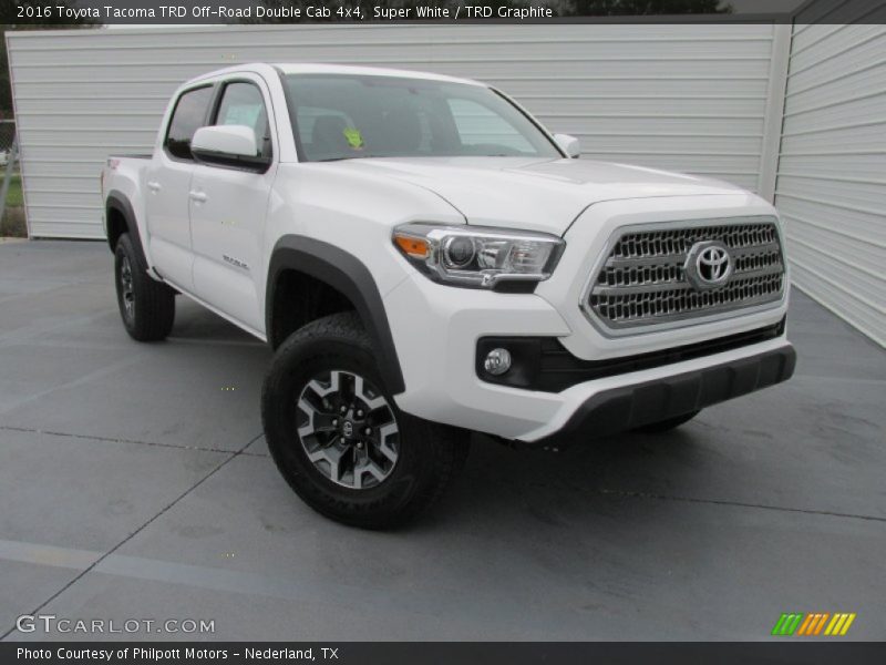 Front 3/4 View of 2016 Tacoma TRD Off-Road Double Cab 4x4