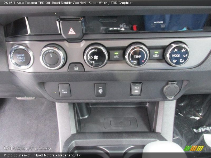 Controls of 2016 Tacoma TRD Off-Road Double Cab 4x4