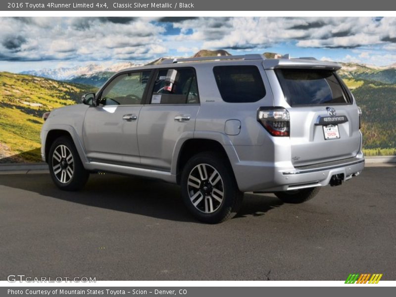 Classic Silver Metallic / Black 2016 Toyota 4Runner Limited 4x4